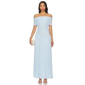 LIONESS Field Of Dreams Dress in Light Blue